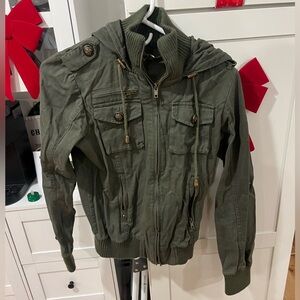 Women’s Green Military Style Jacket